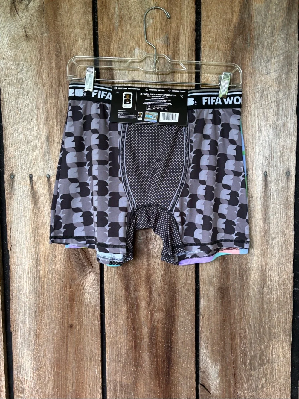 FIFA Men’s Boxer Briefs 2 Pack Size M World Cup 26 Soccer Underwear NWT